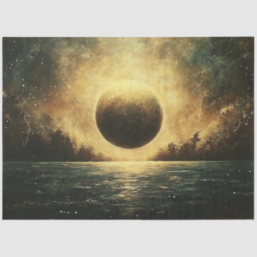 etherische kosmische eclips-ontkoppeling tissuepapier (Voorkant)