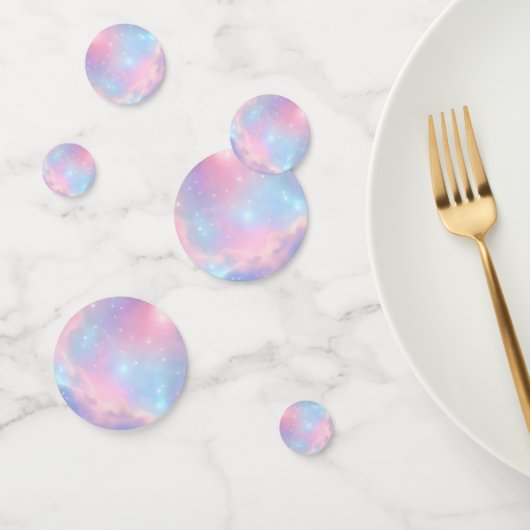 Etherische Kosmische Pastel Kleuren Galaxy Sterren Confetti (Groep)