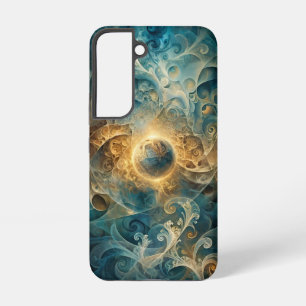 Etherische Kosmische Wervelingen Luxe Kunst Samsung Galaxy Hoesje