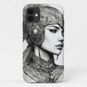 "Etherische krijger: Het profileren van de innerli Case-Mate iPhone Case (Achterkant)