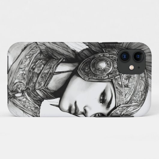 "Etherische krijger: Het profileren van de innerli Case-Mate iPhone Case (Achterkant (horizontaal))