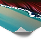 Etherische Kunst Shimmery Vrouw Poster (Hoek)