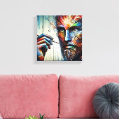 etherische kunstenaar uitgerekt canvas (Insitu (Woonkamer))