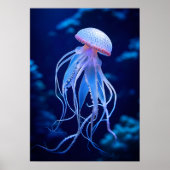 ETHERISCHE KWAL IN DE DIEPBLAUWE OCEAAN – HET ZEEL POSTER (Voorkant)