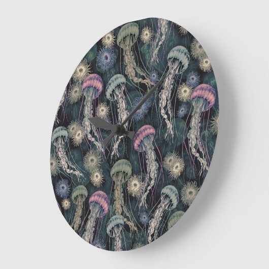 Etherische kwallen en anemonen in Blauwgroen en ro Grote Klok (Hoek)