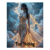 etherische lichte nimf perfect poster (Voorkant)