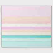 Etherische lijnen: pastelperfectie cadeaupapier (Vlak)