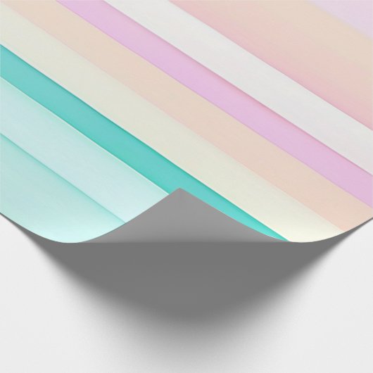 Etherische lijnen: pastelperfectie cadeaupapier (Hoek)