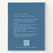 Etherische Maan en Dragonfly Journaling Prompts Notitieboek (Achterkant)