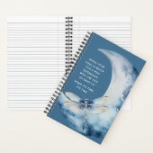 Etherische Maan en Dragonfly Journaling Prompts Notitieboek (Binnen)