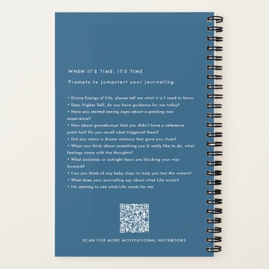 Etherische Maan en Dragonfly Journaling Prompts Notitieboek (Achterkant)