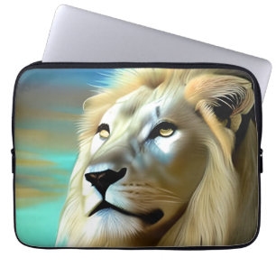 Etherische Majestic Leeuwen Laptop Sleeve