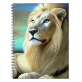 Etherische Majestic Leeuwen Notitieboek (Voorkant)