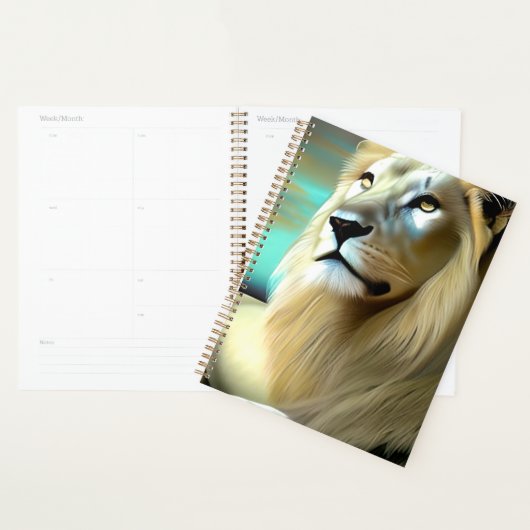 Etherische Majestic Leeuwen Planner (Display)