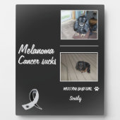 Etherische Melanoom Huisdier Gebeds Lay-out Fotoplaat (Voorkant)