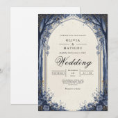 ETHERISCHE Midnight Arch Wedding Kaart (Voorkant / Achterkant)