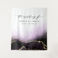 Etherische Mist Ombre Amethyst Fotohokje Achtergro