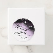 Etherische Mist Ombre Ultra Violet Moody Dank u Bedankjes Labels (In situ)