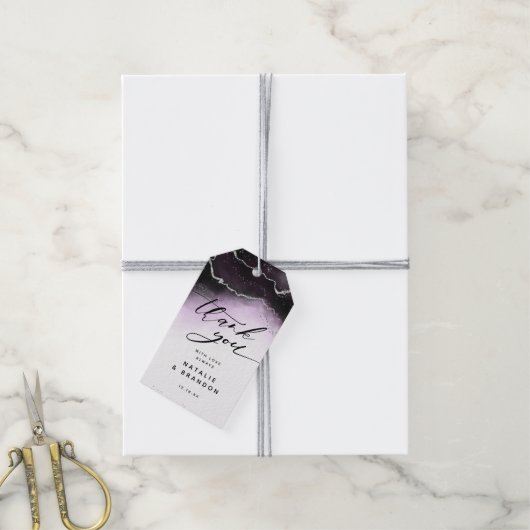 Etherische Mist Ombre Ultra Violet Moody Dank u Cadeaulabel (Met Touw)