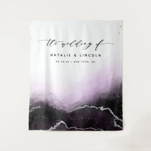 Etherische Mist Ombre Violet Fotocabine Achtergron Wandkleed