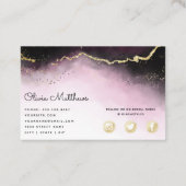 ETHERISCHE Mist Ombre Wijn Bourgogne Waterverf Moo Visitekaartje (Achterkant)