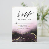 Etherische Mist Ombre Wijn Waterverf Moody RSVP (Staand voorkant)