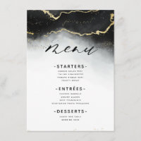 Etherische Mist Ombre Zwart Waterverf Moody Diner