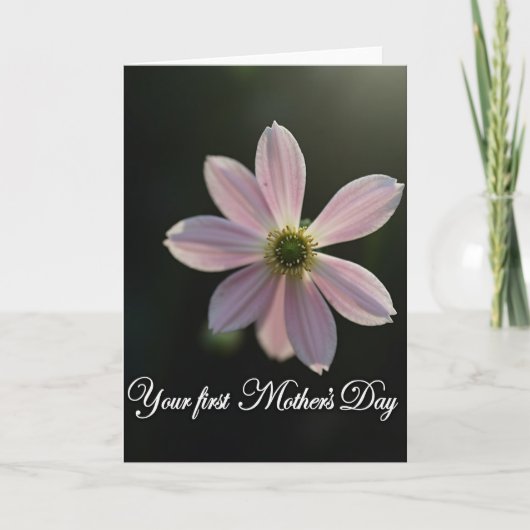 Etherische Moederdag Bloemkaart Kaart (Voorkant)