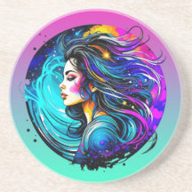 Etherische mooie vrouw nooit stoppen met dromen