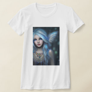 Etherische mystieke fee meisje t-shirt