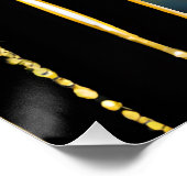 Etherische mystieke godin in goud perfect poster (Hoek)