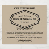  etherische olie Apotheker Labels Likeurfles Etiket (Enkel label)