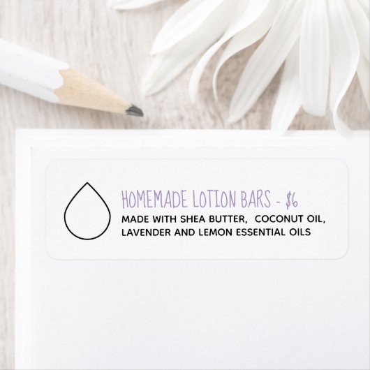 Etherische olie druppel productlabels etiket (Insitu)