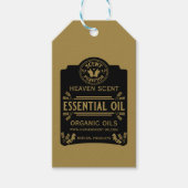 Etherische olie geuren cadeaulabel (Voorkant)