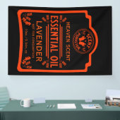 Etherische olie geuren spandoek (Beurs)