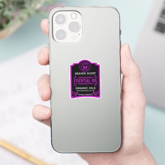 Etherische olie geuren sticker (Telefoon)