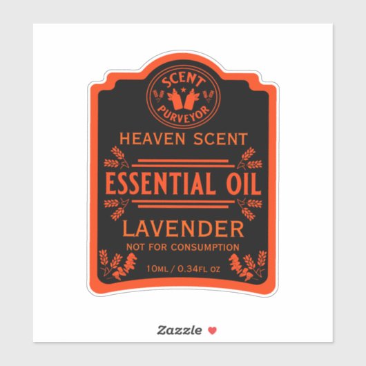 Etherische olie geuren sticker (Vel)