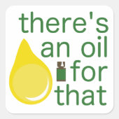 Etherische olie Sticker (Voorkant)