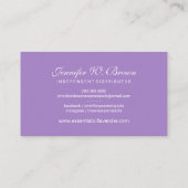 Etherische oliën Aromatherapeuhy Visitekaartje (Achterkant)