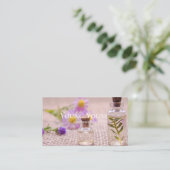 Etherische Oliën Aromatherapie Visitekaartje (Staand voorkant)