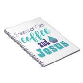 Etherische oliën koffie en Jezus Notitieboek (Rechterzijde)