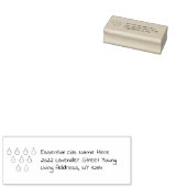 Etherische Oliën Waterdruppels Rubberstempel (Gestempeld)