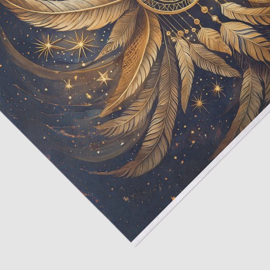 Etherische ontsnappingen, Golden Dreamcatcher Star Tissuepapier (Detail)