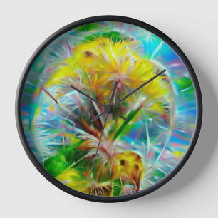 ETHERISCHE Paardenbloemen in Neon Dreamscape