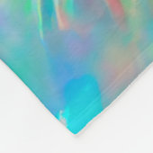 ETHERISCHE Paardenbloemen in Neon Dreamscape Fleece Deken (Hoek)