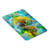 ETHERISCHE Paardenbloemen in Neon Dreamscape Magneet (Rechterzijde)