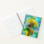 ETHERISCHE Paardenbloemen in Neon Dreamscape Notitieboek (Binnen)