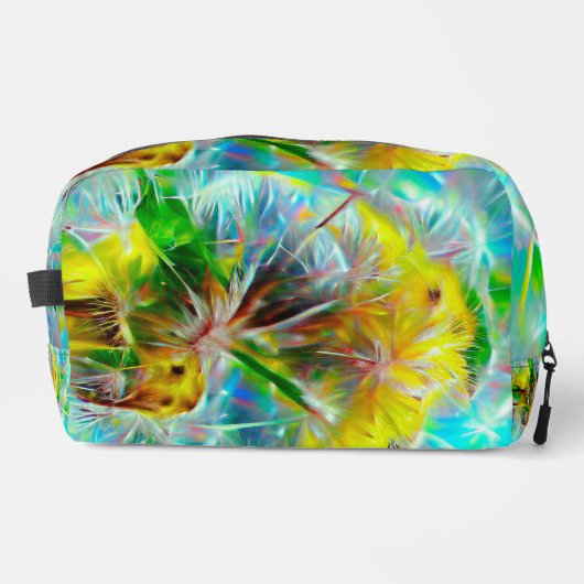 ETHERISCHE Paardenbloemen in Neon Dreamscape Toilettasje (Voorkant)
