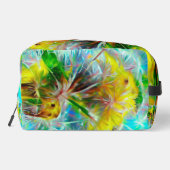 ETHERISCHE Paardenbloemen in Neon Dreamscape Toilettasje (Achterkant)