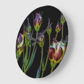 Etherische Paarse Tulpen Grote klok (Hoek)